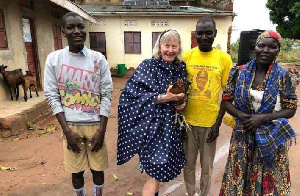 Tricia Walker [2nd from left] with some individuals