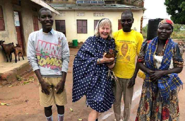 Tricia Walker [2nd from left] with some individuals