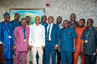 Andre Ayew with the Select Committee