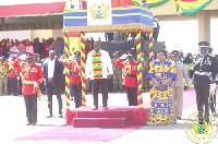 President Nana Addo Dankwa Akufo-Addo at Ghana's 61st Independence Day celebration