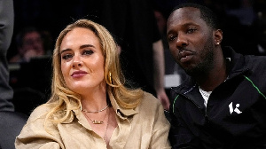 Adele with Rich Paul