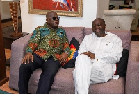 President Nana Addo Dankwa Akufo-Addo and Ken Ofori-Atta