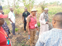 MCE (in red jacket) having interaction with leaders of the herdsmen