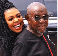 Afia Schwarzenegger with her late Dad