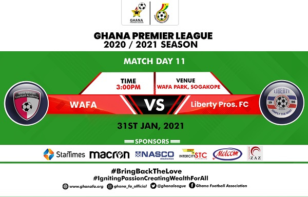 The game is scheduled for 3 pm kick-off at Sogakope