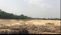 The land has been destroyed by activities of illegal mining