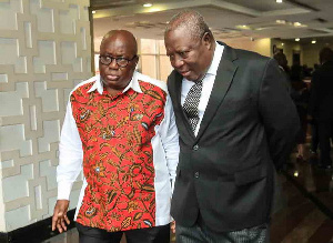 President Nana Addo Dankwa Akufo-Addo and Martin Amidu