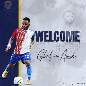 Gladson Awako has joined Accra Hearts of Oak