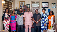 AASU members and the sports minister, Mustapha Ussif in a group photograph