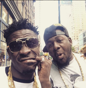 Bulldog, Shatta Wale in one of their fun moments