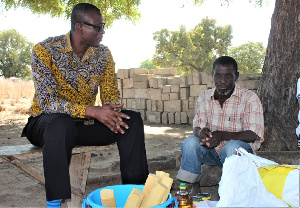 Aduni Achana's rice farm was destroyed by fire