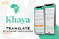 Khaya is a mobile app that allows easy translation of selected Ghanaian Languages