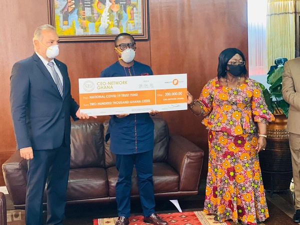 CEO Network Ghana has made an initial donation of GH