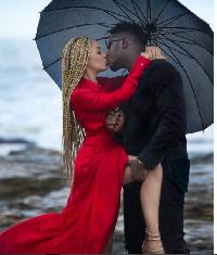 Sister Derby and boyfriend Medikal