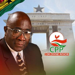 Dr Divine Ayivor, flagbearer aspirant, CPP