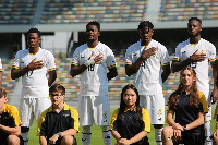 L-R Baba Rahman, Amartey, Salisu, Inaki Williams