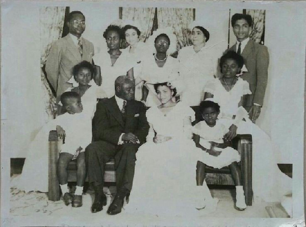 The marriage ceremony happened in 1951 with Akufo-Addo as a page boy