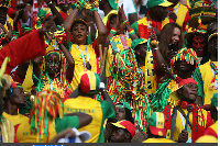 Ghana soccer fans at the World Cup