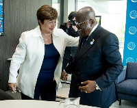 President Akufo-Addo and IMF boss, Kristalina Georgieva