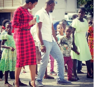 Damilola Adegbite and Chris Attoh