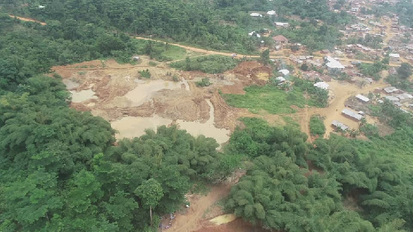 The society's president, warned that illegal mining is linked to rising cases of cancer