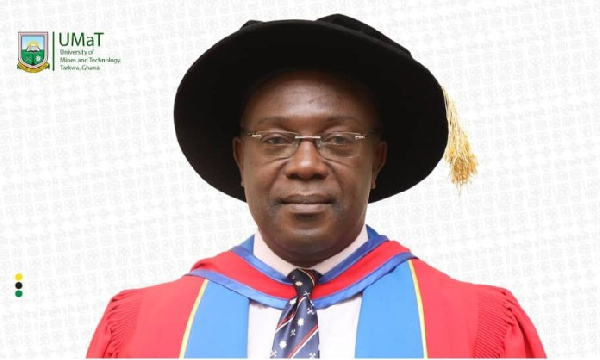 New Vice-Chancellor of the University of Mines and Technology, Professor Richard Kwesi Amankwah