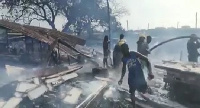 Several properties have been destroyed by the Timber market fire