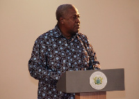 President Mahama at GJA Awards night