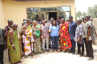 George Mireku Duker with the chiefs