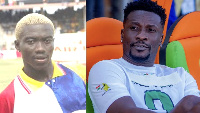 Dong Bortey and Asamoah Gyan