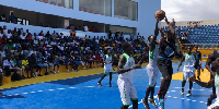 Some action from the Basketball Festival