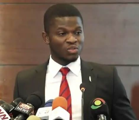 Newly elected National Communication Officer of the NDC, Sammy Gyamfi