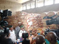 The parboiled rice was smuggled into the country through the Benin Republic