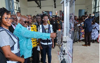 President Akufo-Addo launching the newest medical drone delivery base