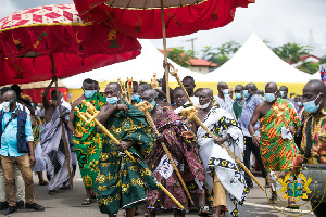 File photo: The said meeting was virtually hosted by by Omanhene of New Juaben Traditional Council