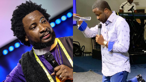 Sonnie Badu and Pastor Brian Amoateng