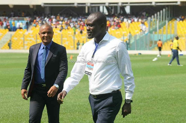 Coach, CK Akonnor and Kim Grant