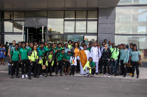 Black Queens arrive in Zambia for the second leg