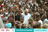 John Dramani Mahama in the northern region