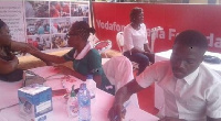 Many pregnant women took advantage and underwent free scanning during the exercise held in Berekum