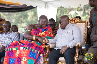 President Nana Akufo-Addo and Asantehene