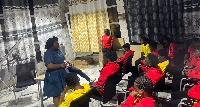 Gifty Oware Mensah visited the Black Princesses in Cape Coast