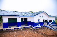 The new JHS block for Ayirebi Presby Basic school