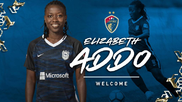 Black Queens Midfielder Elizabeth Addo