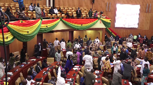 There was chaos in parliament over the approval of the 2022 budget