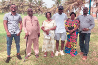 Emmanuel Gyasi visits family in native Ghana