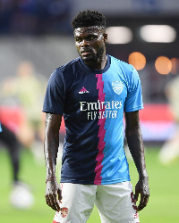 Arsenal midfielder Thomas Partey