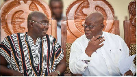 President Nana Akufo-Addo and Vice president Mahamudu Bawumia