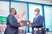 George Agyekum Donkor and Daniel Wilson Addo signed the deal at the Head Office of CBG in Accra