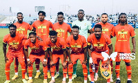 Black Stars in a group photo